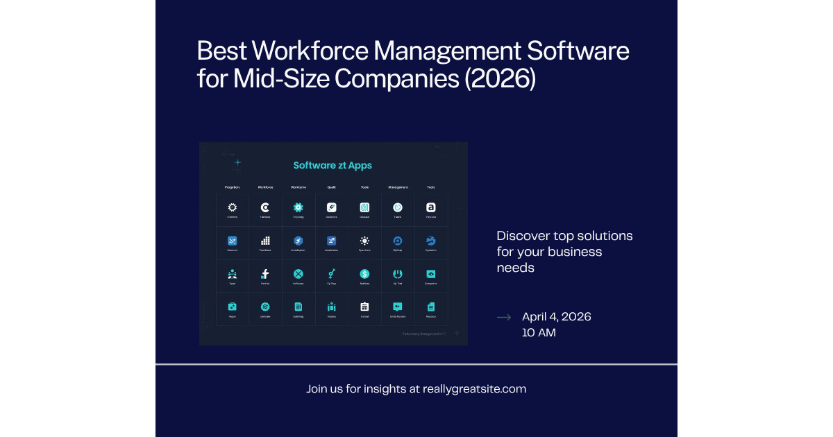 Best Workforce Management Software for Mid-Size Companies (2026)