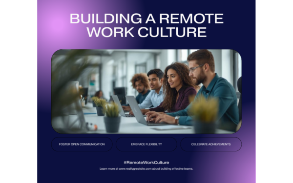 Building and sustaining remote work culture across teams