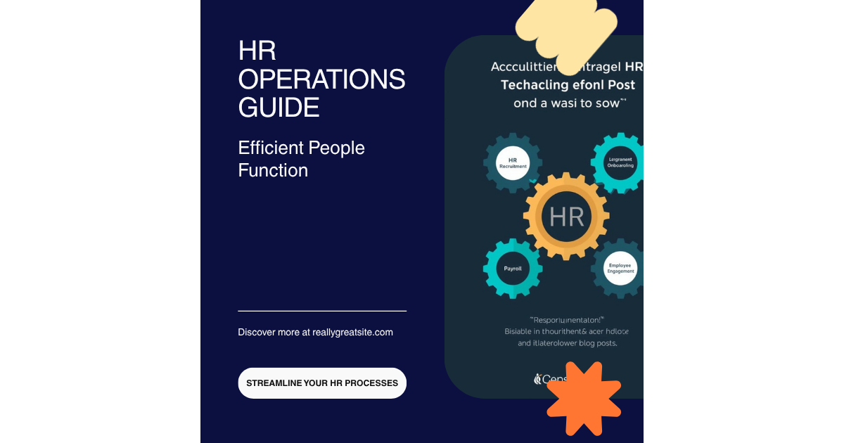 HR operations guide for running an efficient people function