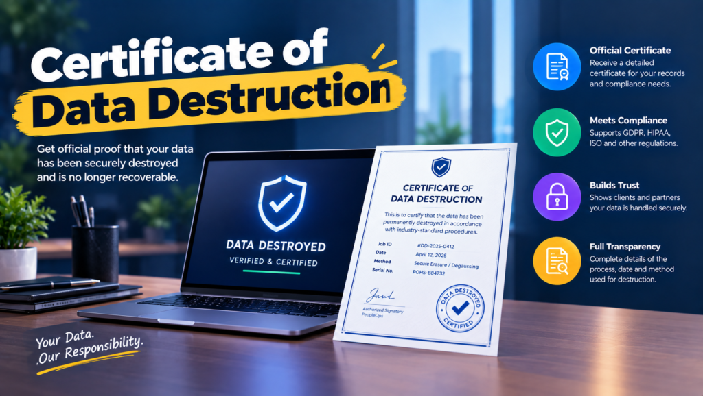 Certificate of Data Destruction: A Practical Guide for Teams Facing Audits