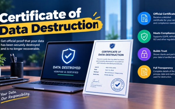 Certificate of Data Destruction: A Practical Guide for Teams Facing Audits