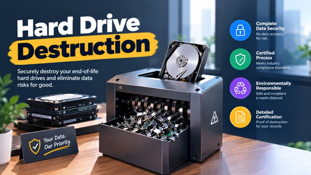 Hard Drive Destruction: A Practical Guide for Teams Deciding Shred or Wipe
