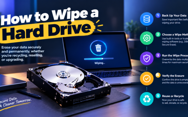 How to Wipe a Hard Drive: A Practical Guide for Teams Retiring Windows PCs