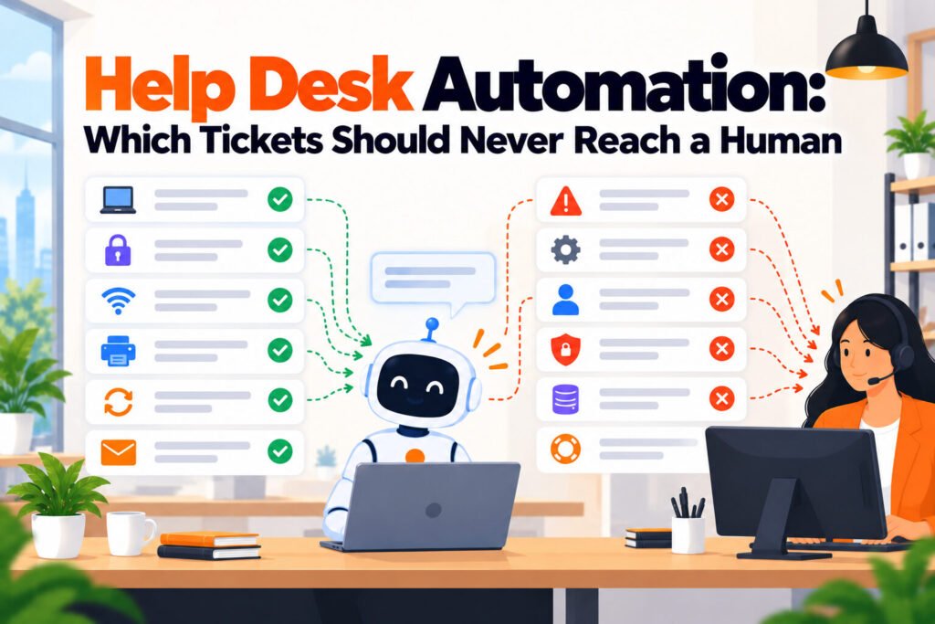 Help Desk Automation: Which Tickets Should Never Reach a Human