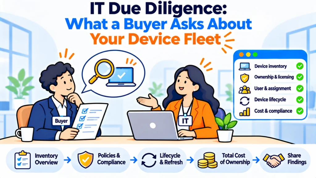 IT Due Diligence: What a Buyer Asks About Your Device Fleet