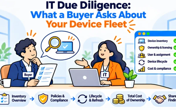 IT Due Diligence: What a Buyer Asks About Your Device Fleet