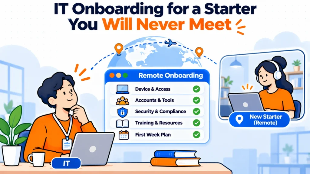 IT Onboarding When You Will Never Meet the Starter
