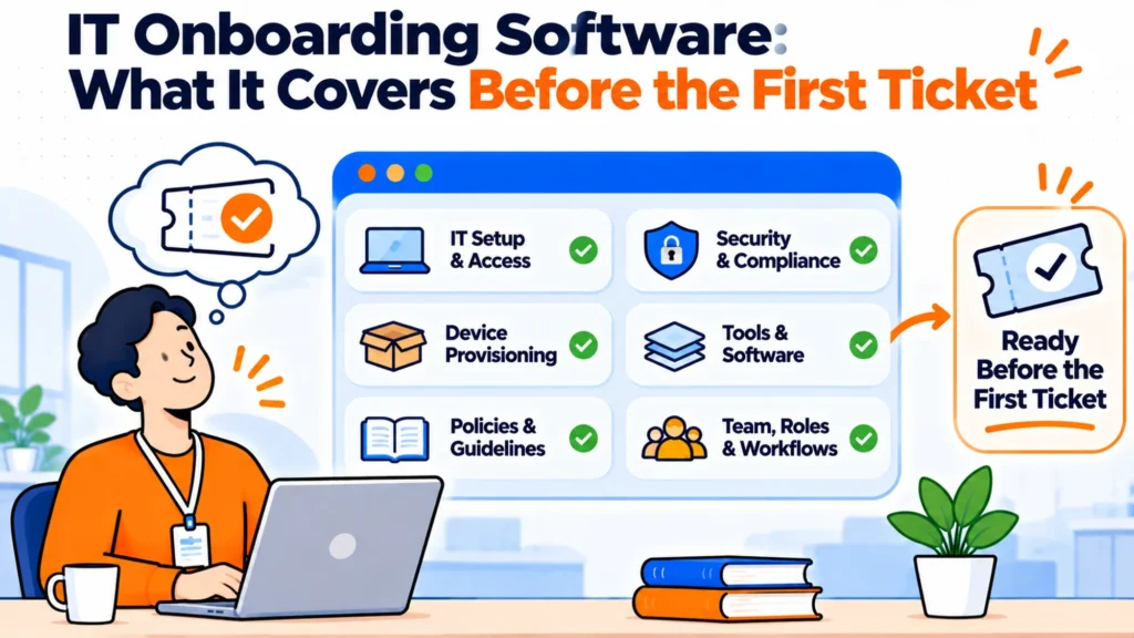 IT Onboarding Software: What It Covers Before the First Ticket