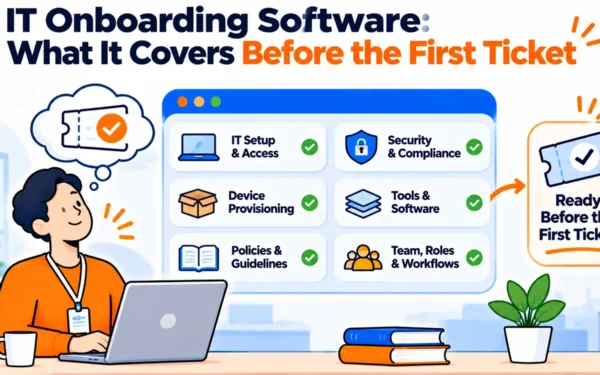 IT Onboarding Software: What It Covers Before the First Ticket