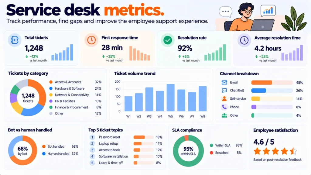 The Four Service Desk Metrics That Change a Decision