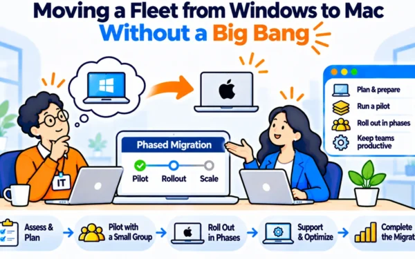 Moving a Fleet from Windows to Mac Without a Big Bang